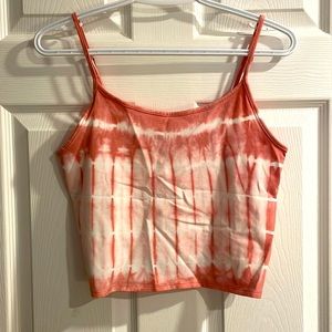 Tie dye cropped tank